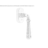 Bronze window handle on the back plate Anthiro