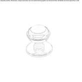 Brass door knob Gries