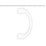 Brass pull handle Lajski