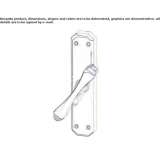 Cream brass handle Orrville