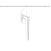 DK window handle made of brass Podensac