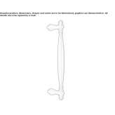Brass pull handle Niscemi