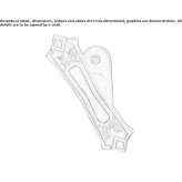 Brass window handle on the back plate Greoni