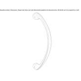 Brass pull handle Sharon