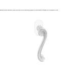 DK brass window handle on a rosette Sunbury