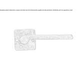 Metal door handle Anthiro