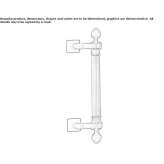 Brass pull handle Seano
