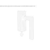 Iron window handle with lock Anthiro