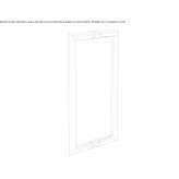 Stainless steel glass door handle Munday