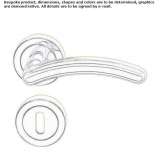 Brass handle with lock Gueux