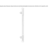 Stainless steel pulling handle Florange