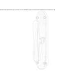 Cream brass handle Sunbury