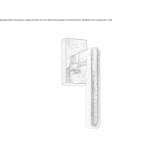 Metal window handle in a modern style Anthiro