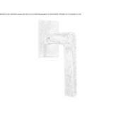 Bronze window handle on the back plate Anthiro