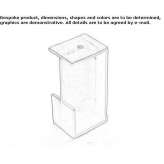 Recessed metal door handle Anthiro