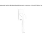 DK window handle made of brass Zebowice