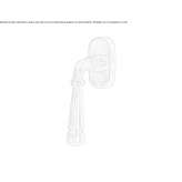 Metal window handle Anthiro