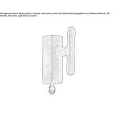 Bronze window handle with lock Anthiro