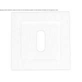 Recessed brass door handle Sunbury