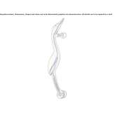 Brass pull handle Damigny