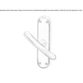 Cream brass handle Galax