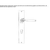 Brass handle on a sign with a lock Hamrun