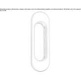 Recessed brass door handle Sunbury