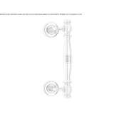 Brass pull handle Sunbury