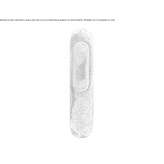 Recessed bronze door handle on backplate Anthiro