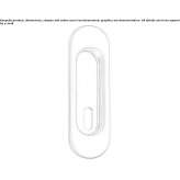 Recessed brass door handle with lock Sunbury