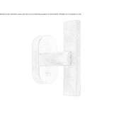 Bronze window handle on the back plate Anthiro