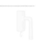 Iron window handle with lock Anthiro