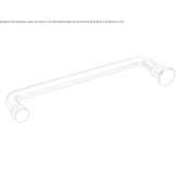 Stainless steel glass door handle Crangu