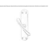 Cream brass handle Lentegi