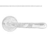 Metal handle on a rosette Anthiro