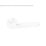 Steel handle on a rosette Sunbury