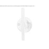 Bronze door handle on the back plate Anthiro