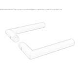 Stainless steel glass door handle Fairview
