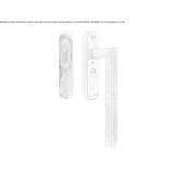 Bronze door handle on the back plate Anthiro