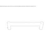 Metal pulling handle Anthiro