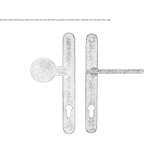 External handle with lock Anthiro
