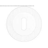 Recessed brass door handle Sunbury