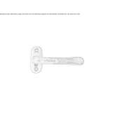 Metal door handle Anthiro