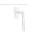 Bronze window handle on the back plate Anthiro