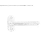 Bronze door handle on the back plate Anthiro