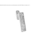 DK brass window handle on a rosette Esporles