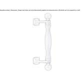 Brass pull handle Congosto
