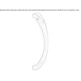 Brass pull handle Chiquila