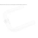 Stainless steel glass door handle Belsele