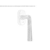 Bronze window handle on the back plate Anthiro
